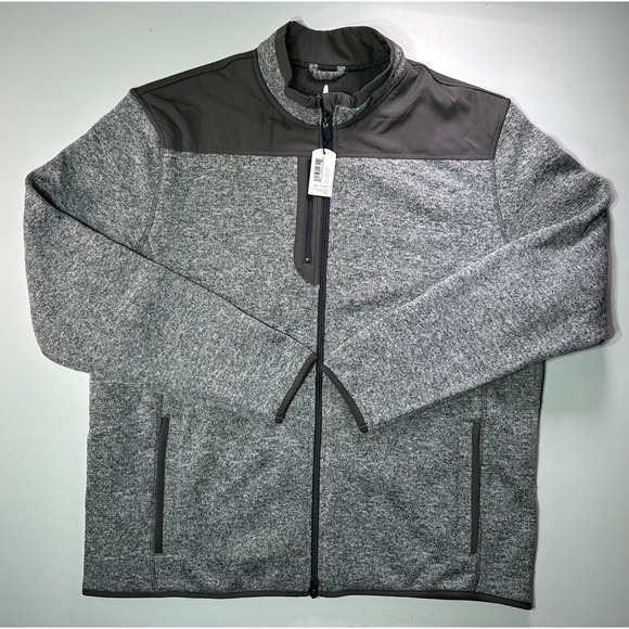 Johnnie‎ O Jacket Arlo Mens XL Light Gray Full Zip Polyester Casual Outdoor - Picture 9 of 16